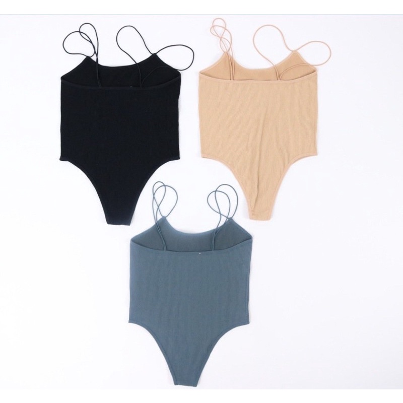 [Joiehome] Bodysuit 2 dây chất liệu thun co dãn mềm nhẹ