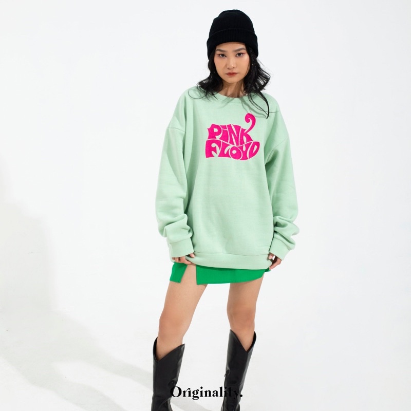 ORIGINALITY - ÁO THUN NỈ DÀI TAY - PINKFLOYD SWEATER | BigBuy360 - bigbuy360.vn