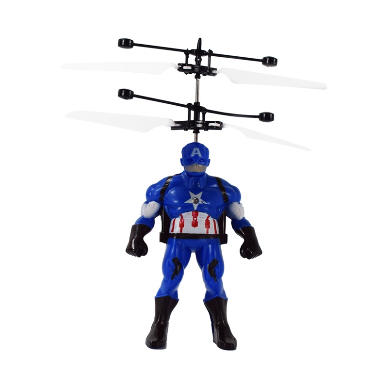 Đồ chơi máy bay cảm biến hình siêu anh hùng marvel đẹp mắt