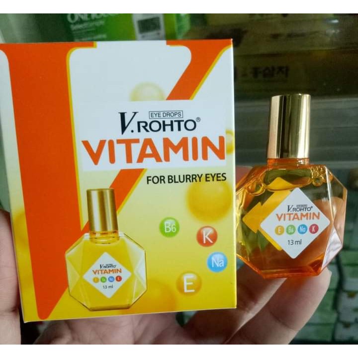 Nước Nhỏ Mắt V.Rohto Vitamin (13ml) - Giúp cải thiện tình trạng giảm thị lực, mắt mờ do tiết dịch - cvspharmacy