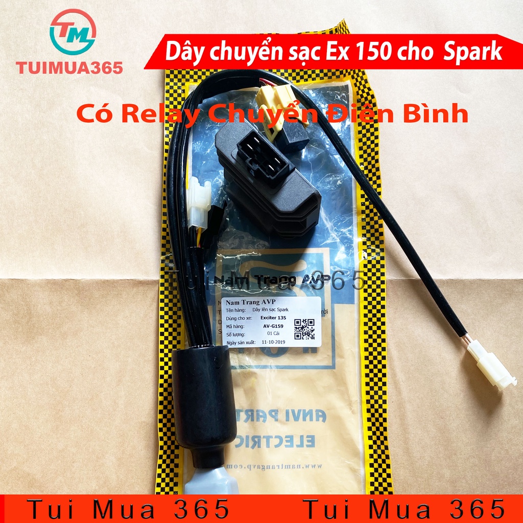 Bộ dây chuyển sạc Exciter 150 cho Spark 135cc