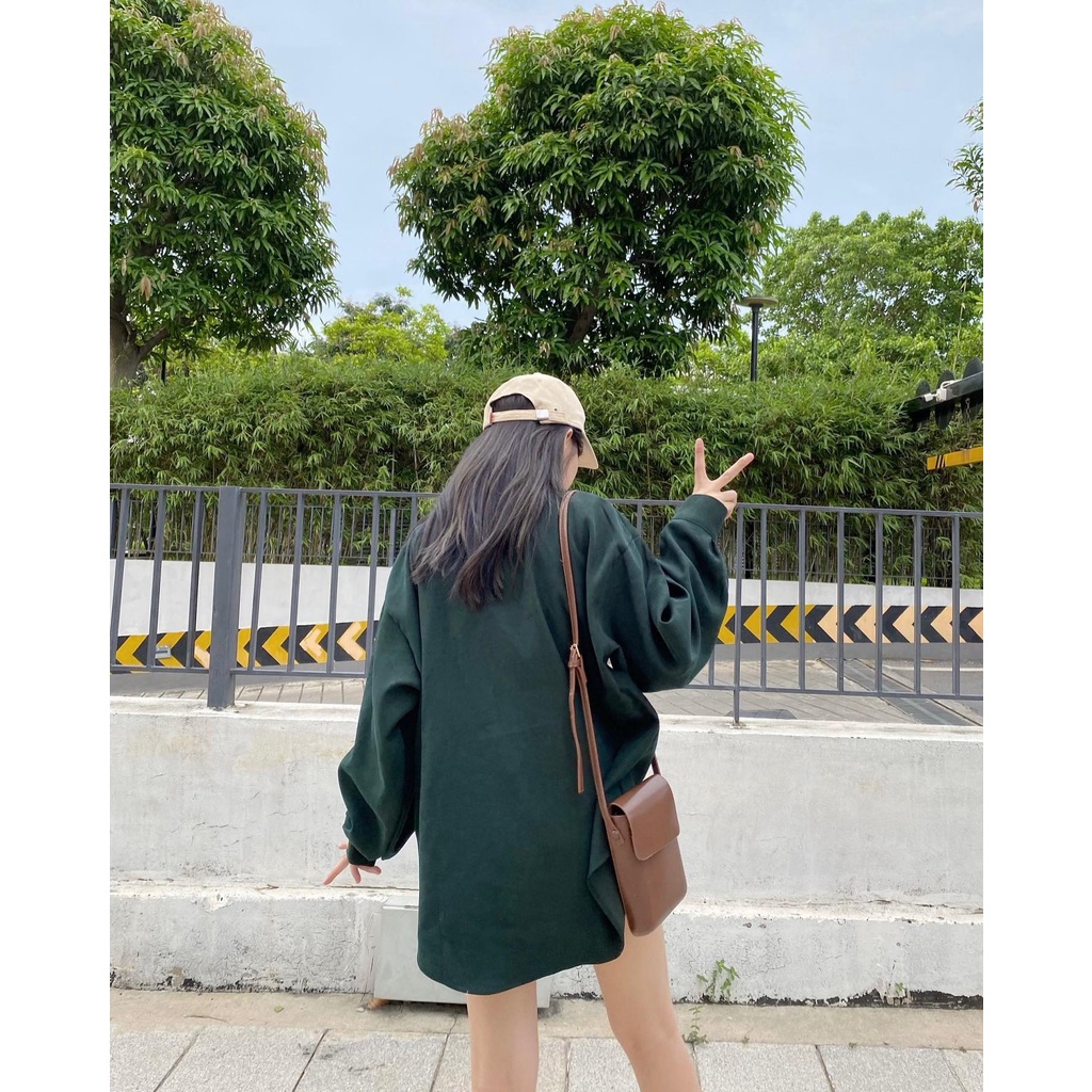 XẢ HÀNG Áo sơ mi nhung tăm dài tay túi hộp thời trang nữ miho house