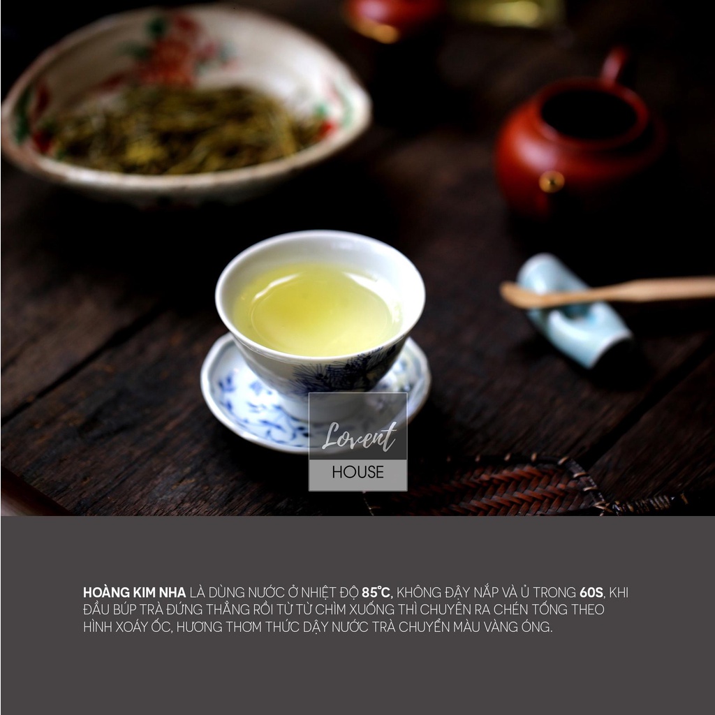 Lục Trà Hoàng Kim Nha - trà vàng quý hiếm Chiết Giang - sản phẩm đặc biệt hàm lượng dinh dưỡng cao