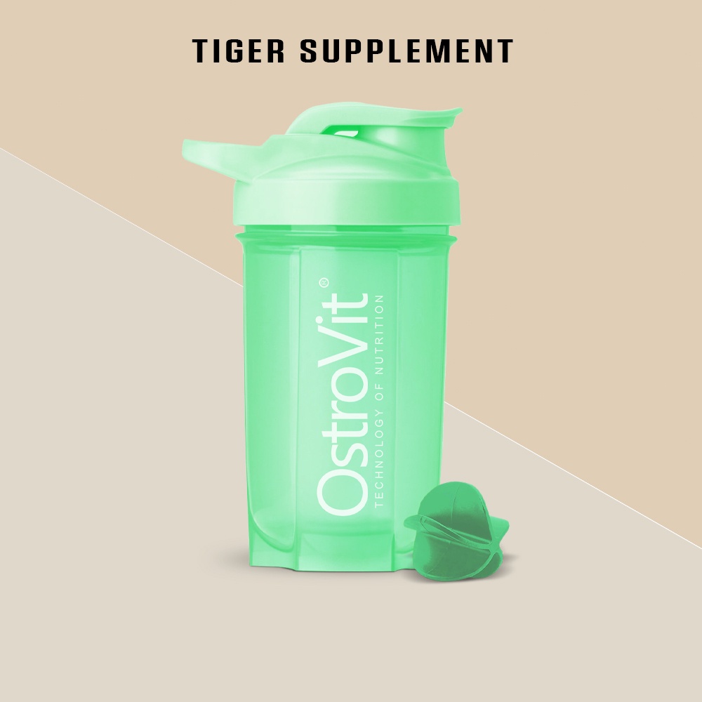 Bình lắc Ostrovit 500ml màu Pastel - Bình nước thể thao nhỏ 500ml - Shaker tập gym