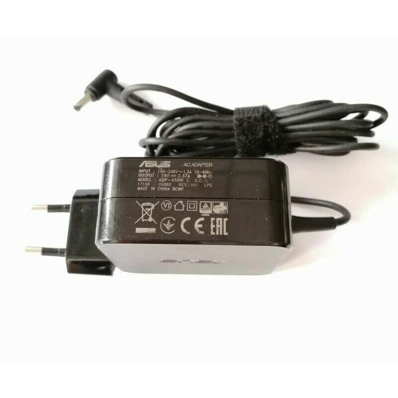 SẠC LAPTOP ASUS VUÔNG HOẶC HÌNHCHỮ NHẬT19V-2.37A chân 4.0*1.35 ZIN ZỊN CHÍNH HÃNG 45W