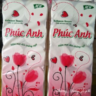 Bịch 10 cuộn Giấy vệ sinh Phúc Anh