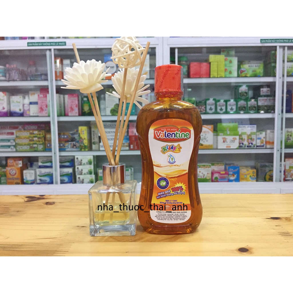 NƯỚC SÚC MIỆNG VALENTINE 250ML