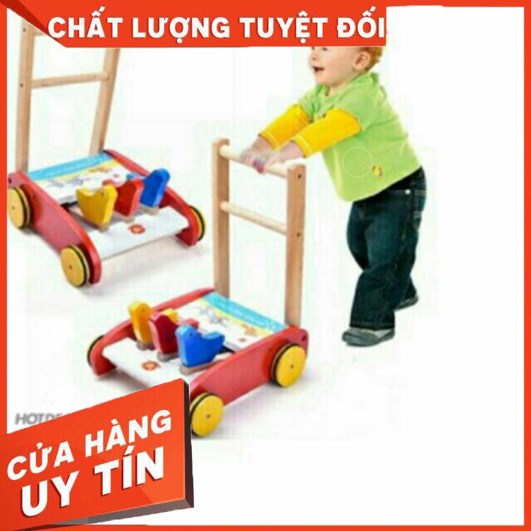 Xe gỗ tập đi cho bé – Hàng nhập khẩu