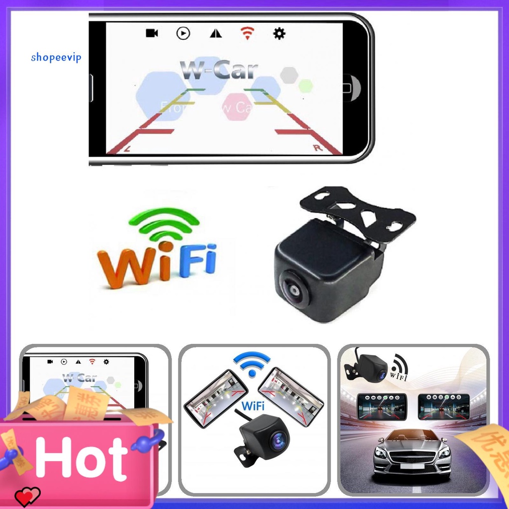 Camera lùi mini kết nối wifi cho xe hơi
