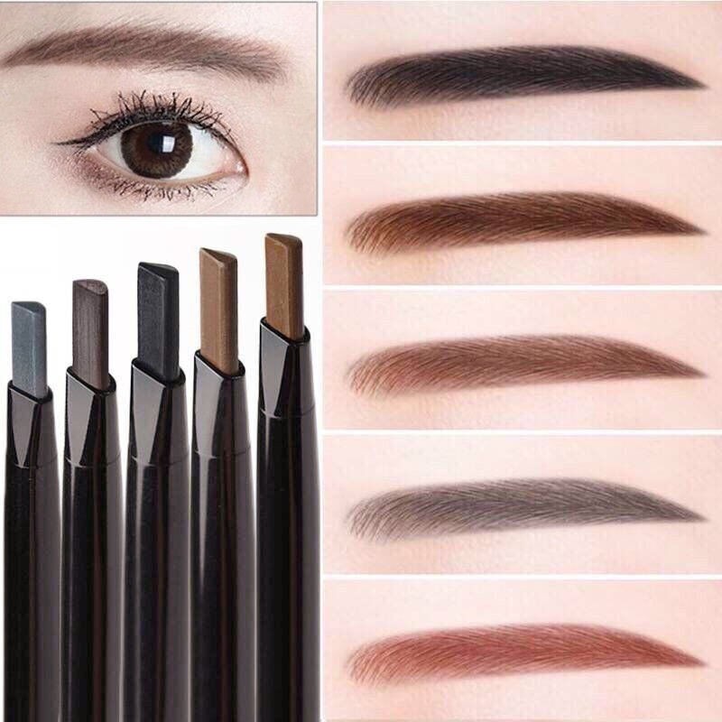 (hàng Mới Về) Bút Kẻ Lông Mày Hai Đầu Xoay Tự Động Chống Thấm Nước Và Mồ Hôi Lâu Trôi