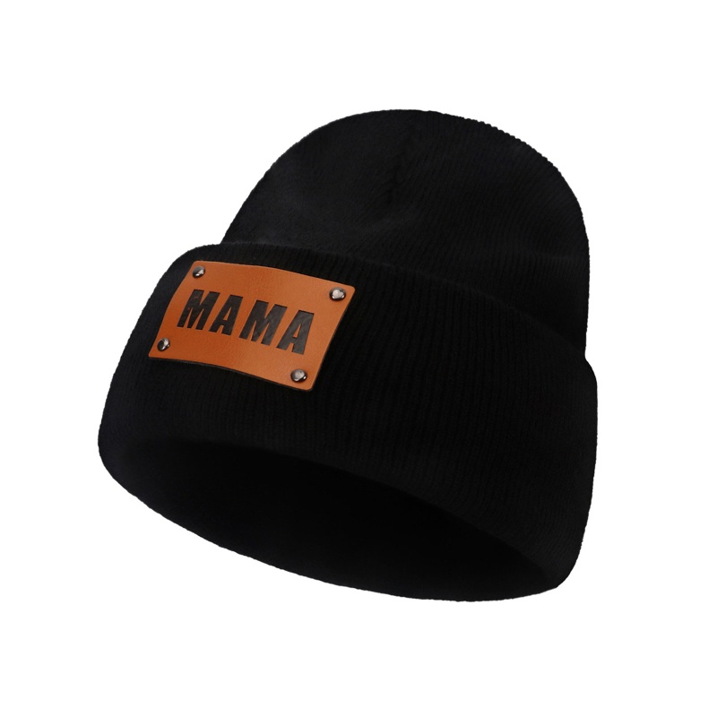 Mũ beanie Đan Móc Giữ Ấm Mùa Đông Cho Mẹ Và Bé