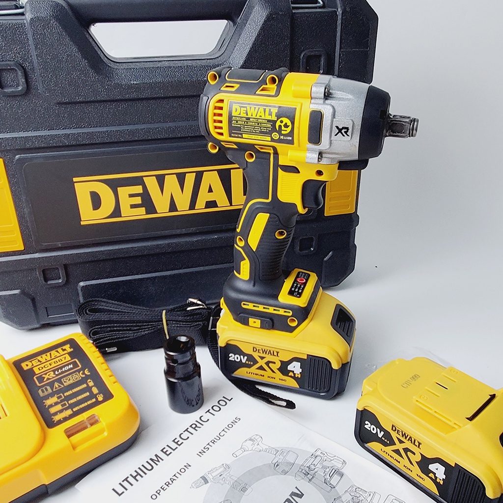 Máy Siết Bulong Dewalt 20V MAX DCF 887 Tặng Bộ Chuyển Khoan và Bộ Chuyển Vít