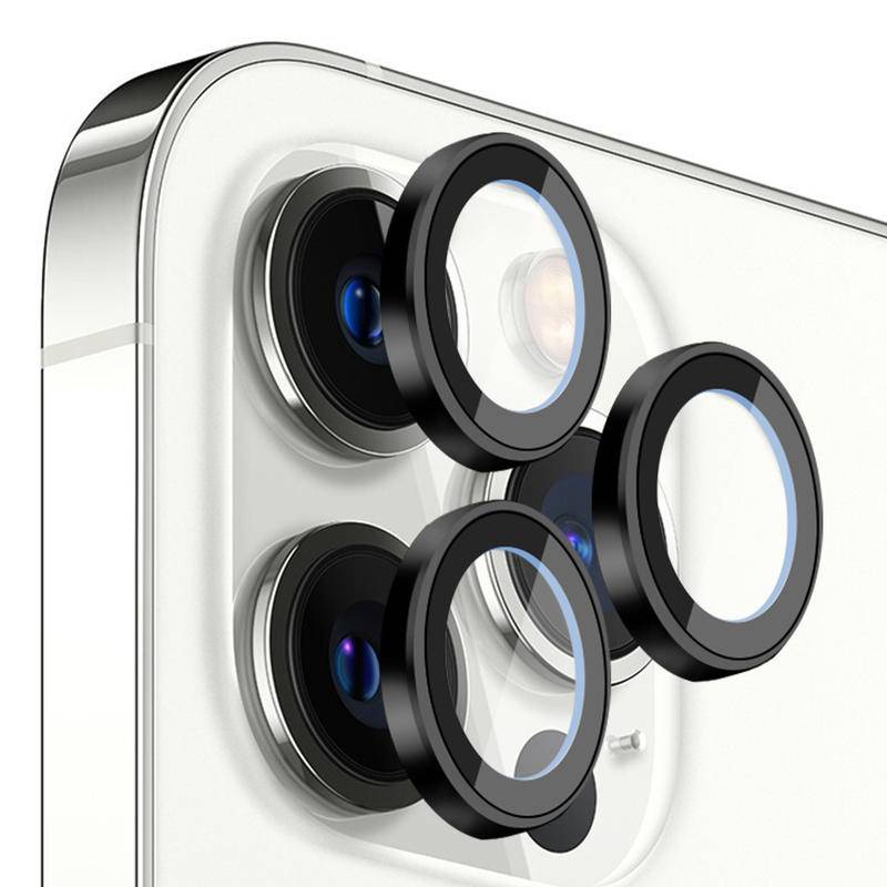Ốp Điện Thoại Kính Cường Lực Viền Kim Loại Cho iPhone 13 12 11 Pro Max 11 12 13