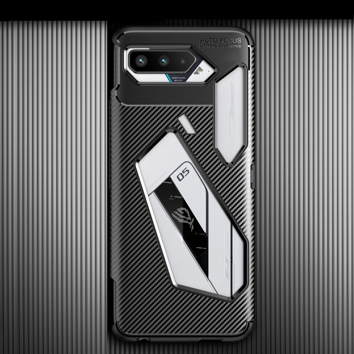 Ốp lưng Rog Phone 5 - Rog Phone 5S chống sốc vân carbon