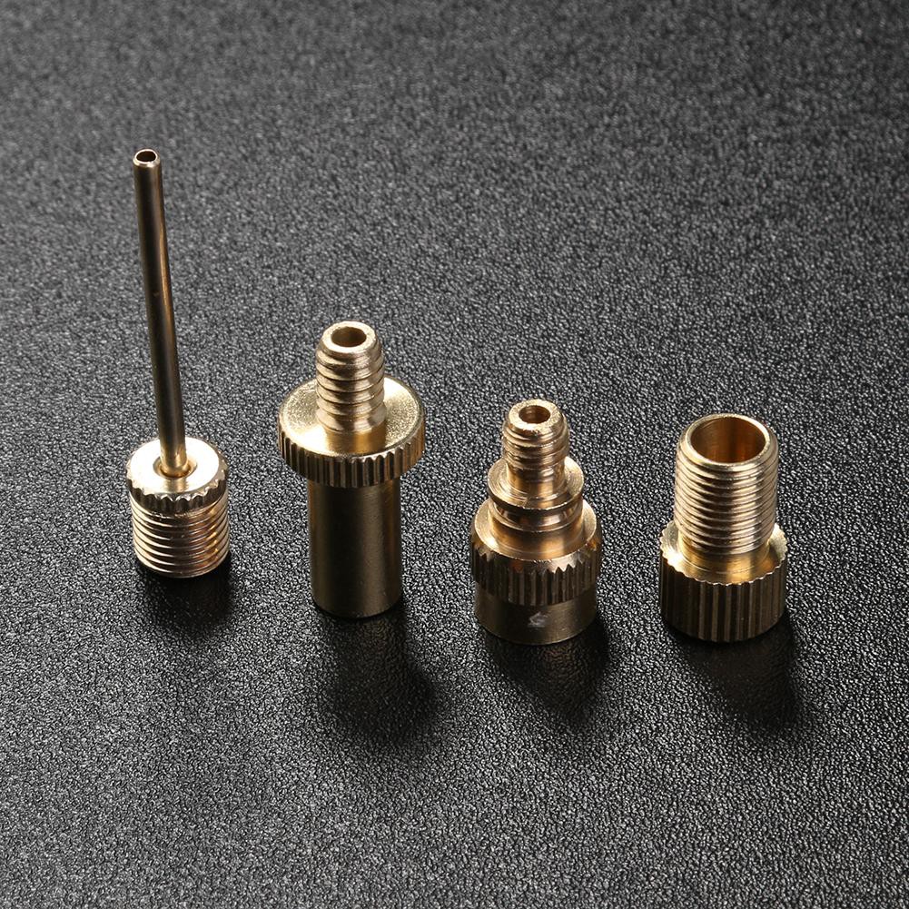 Đầu chuyển van bơm hơi xe đạp 4 trong 1 tiện dụng