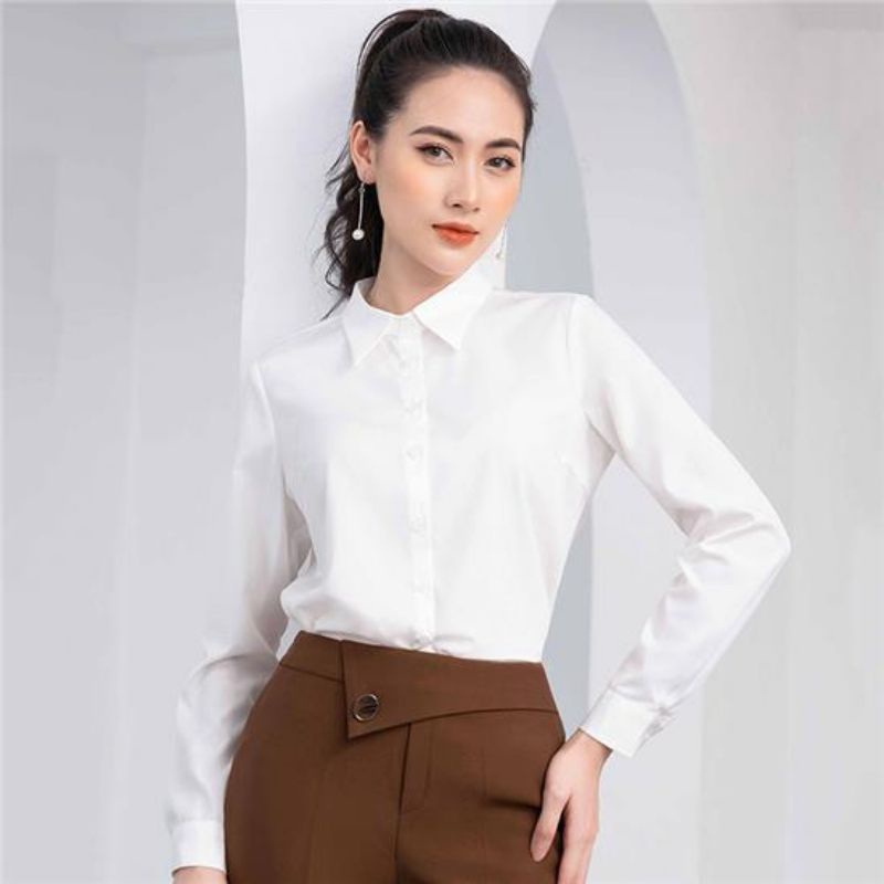 [Mã TOPS06 giảm đến 10k đơn 99k] Áo sơmi nữ cao cấp