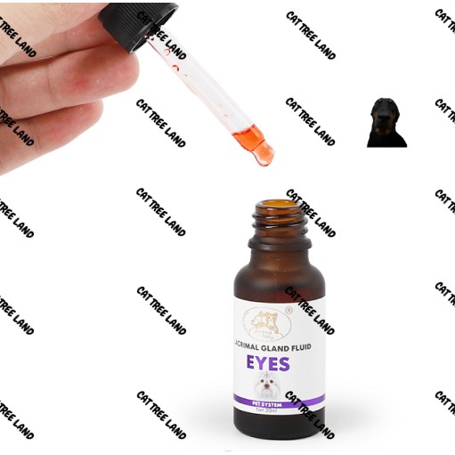 SIRO UỐNG CHỐNG CHẢY NƯỚC MẮT CHÓ MÈO LACRIMAL GLAND FLUID EYES 20ML, GIẢM Ố VÀNG VIỀN MẮT