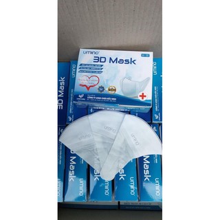 (Hàng chuẩn) Hộp 50c khẩu trang 3D
