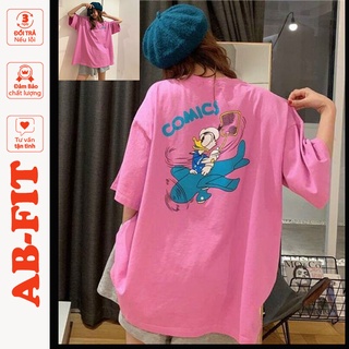 Áo thun nam nữ tay lỡ unisex ABFIT áo phông form rộng thun cotton đẹp freesize tee basic