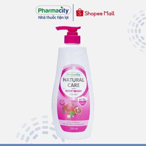 Sữa tắm Pharmacity Natural Care Body wash (550g)