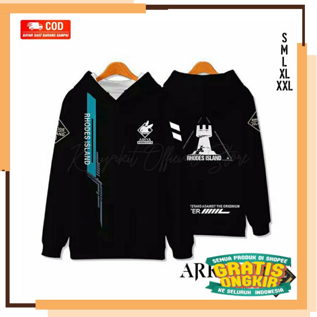 Áo Khoác Hoodie Họa Tiết Anime Arknight Dành Cho Bé Gái | Áo Hoodie Size S-XXL In Hình Anime Arknights Độc Đáo