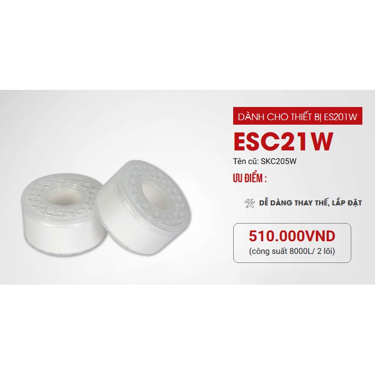 Lõi lọc nước Mitsubishi Cleansui ESC21W thiết bị ES201W