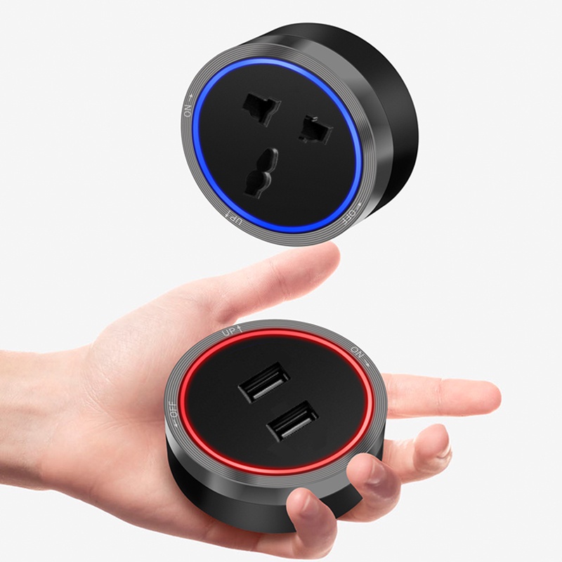 Bộ Chuyển Đổi P2 Ổ Cắm Điện Thông Dụng / UK / USB Chống Thấm Nước Có Thể Tháo Rời An Toàn