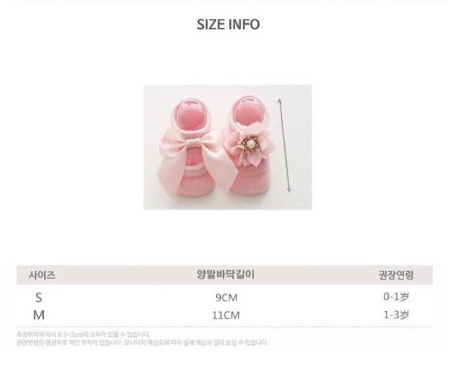 Ninikids: Set 3 tất hồng kute cho bé sơ sinh