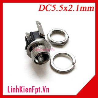 Jack nguồn cái sắt dc5.5x2.1mm combo 10 cái