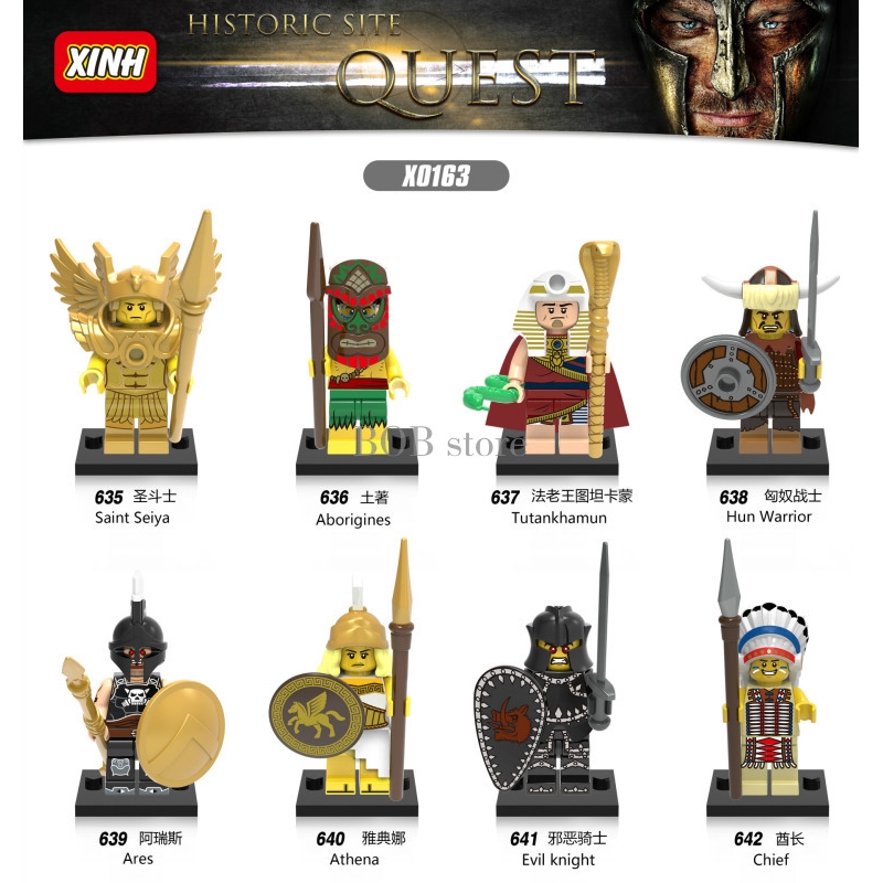 Bộ Lego Xếp Hình Pharaoh Tutankhamen Ai Cập