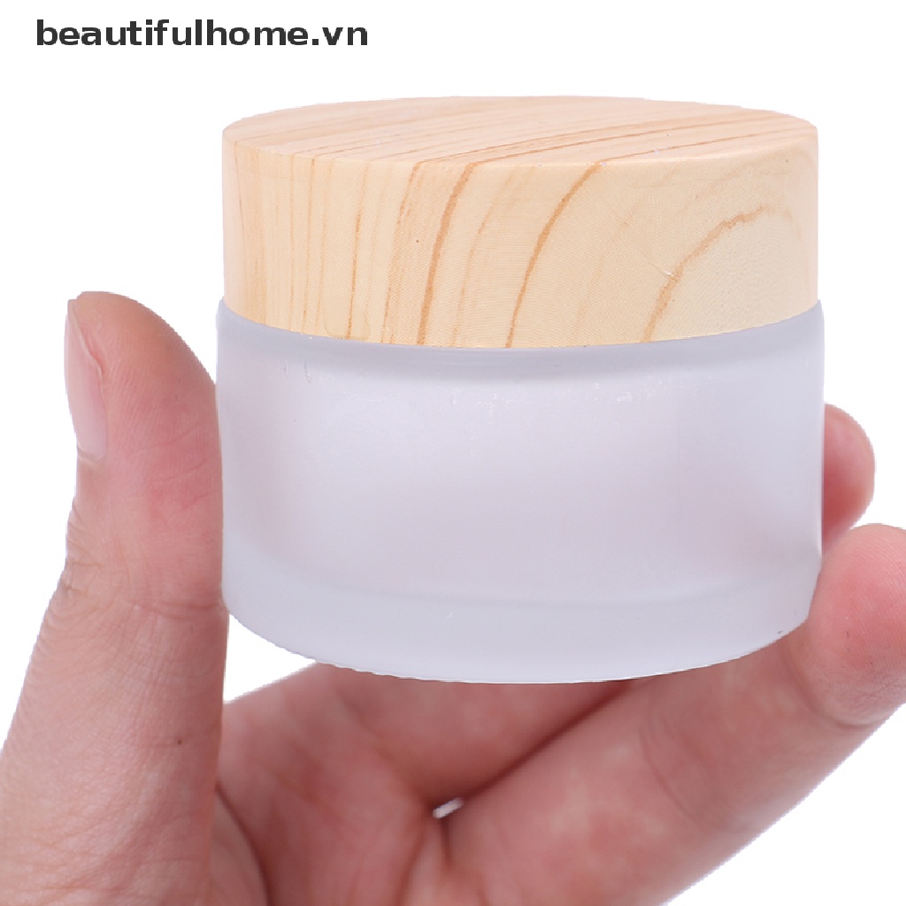 [Hàng mới về] Lọ thủy tinh đựng mỹ phẩm trang điểm 5g 10g 15g 30g 50g