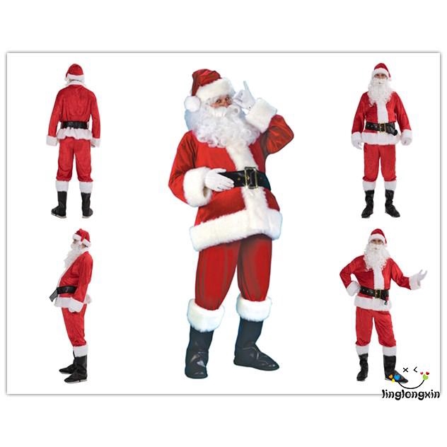 Bộ 5 món hóa trang ông già noel cho người lớn chất lượng