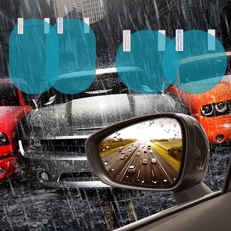 Set 2 miếng dán kính xe hơi chống mưa tiện dụng