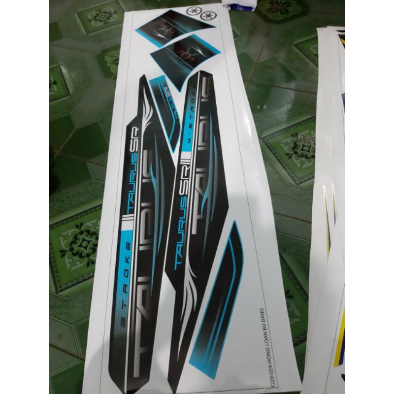 Tem rời Taurus mẫu zin xanh đen