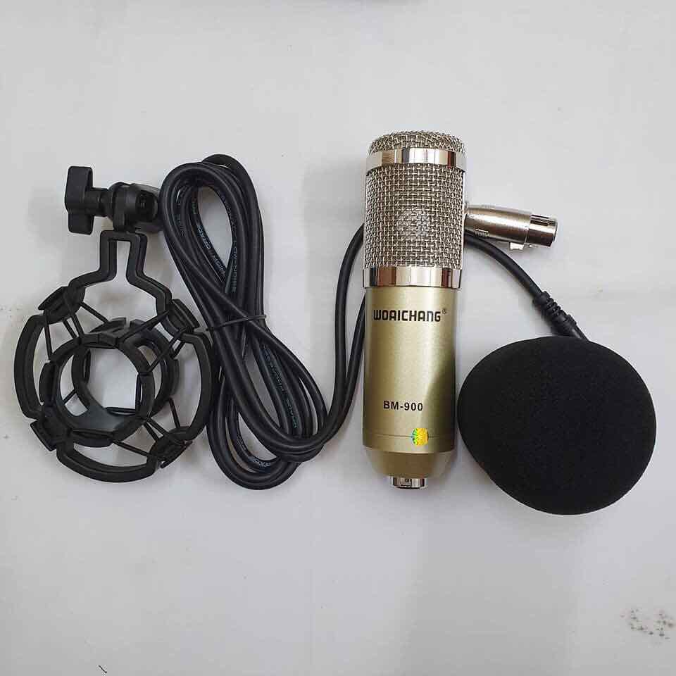 Chọn Bộ Thu Âm Livestream K10-Mic BM900 kèm phụ kiện tặng tai ốp và gậy 3 chân - 289