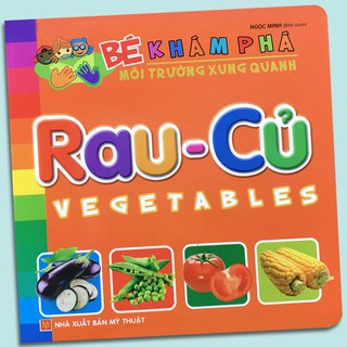 Sách - bé khám phá môi trường xung quanh - rau củ