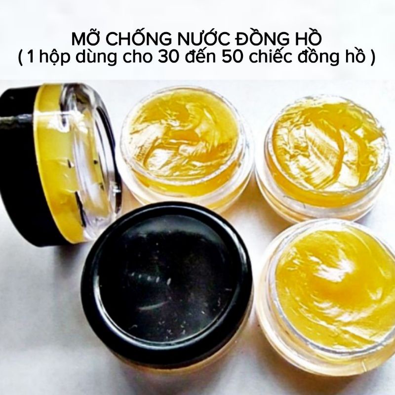Mỡ chống nước đồng hồ đeo tay màu vàng Tra Gioăng đáy , gioăng núm , Mỡ đặc Chống nước tốt