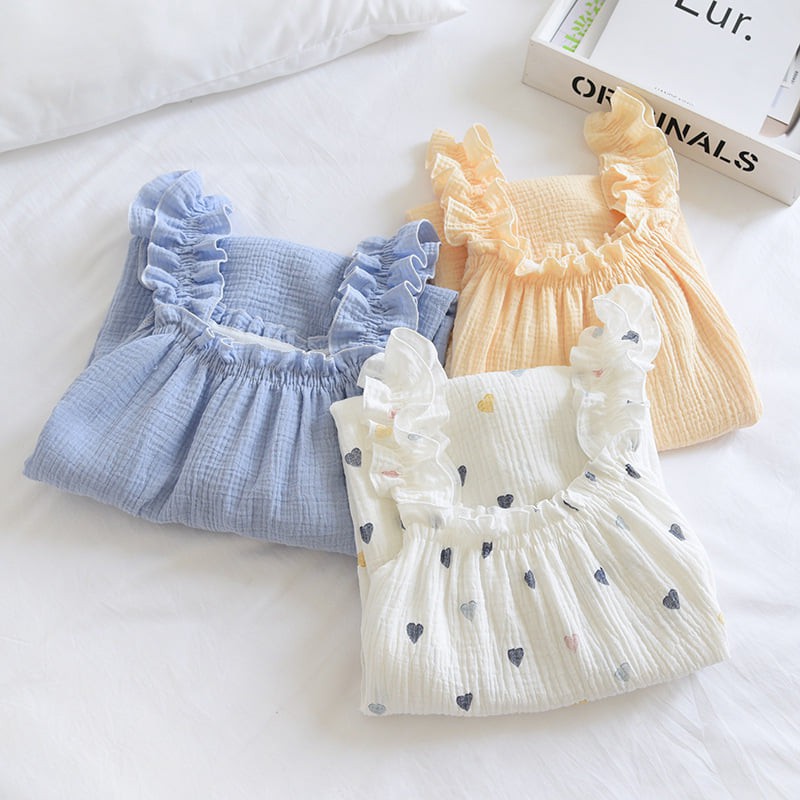 Đầm Ngủ Nữ Dây Bèo Chất Đũi Mềm Mịn- ZD-002 | BigBuy360 - bigbuy360.vn