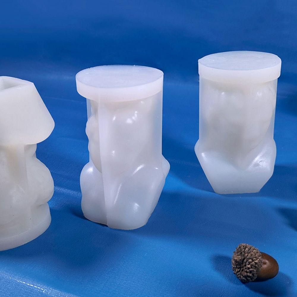 YIYU Khuôn Làm Nến Sáp Thơm DIY Hình Nữ Thần Sao David Sáng Tạo Trang Trí Nhà Ở