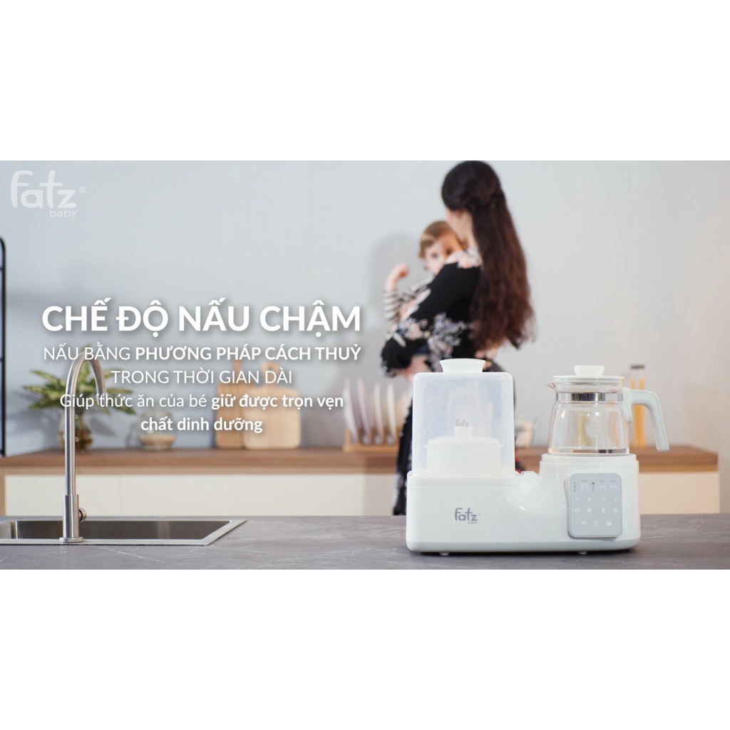 Máy đa năng điện tử (ALL-IN-ONE) Fatzbaby - Multimax 3 - FB9322SJ TIỆT TRÙNG/SẤY KHÔ/HÂM SỮA...