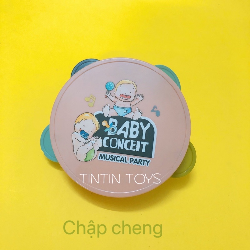 [CAO CẤP] Trọn bộ đồ chơi lục lạc, trống lắc, kèn thổi cho bé tập cầm nắm