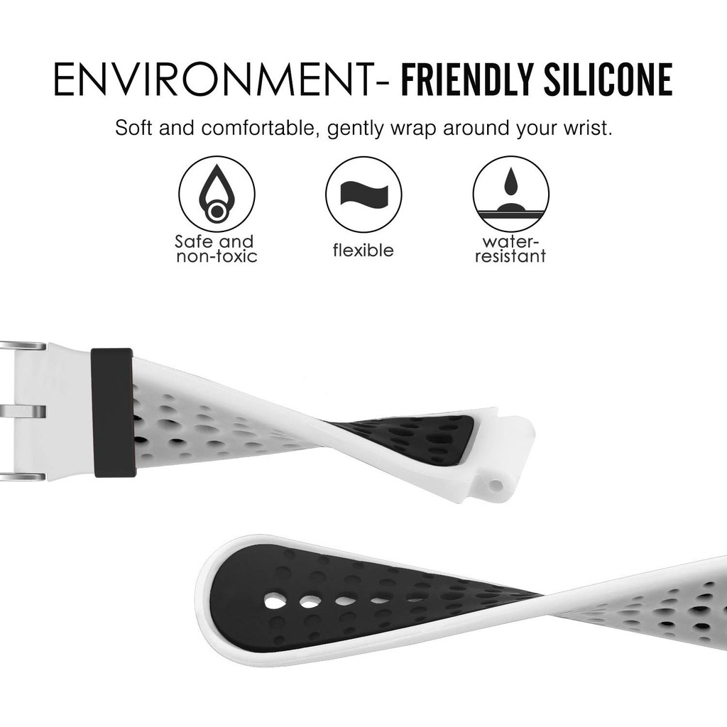 Dây Đeo Silicon Mềm Thoáng Khí Nhẹ Dành Cho Đồng Hồ Thông Minh Garmin Forerunner 235/ 220/ 230/ 620/ 630