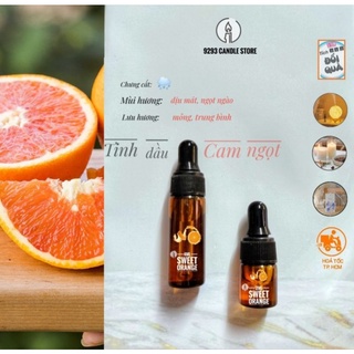 TINH DẦU CAM NGỌT SWEET ORANGE THIÊN NHIÊN ORGANIC THƠM PHÒNG, LÀM NẾN THƠM, ... - 9293store - 9293nguyenlieu
