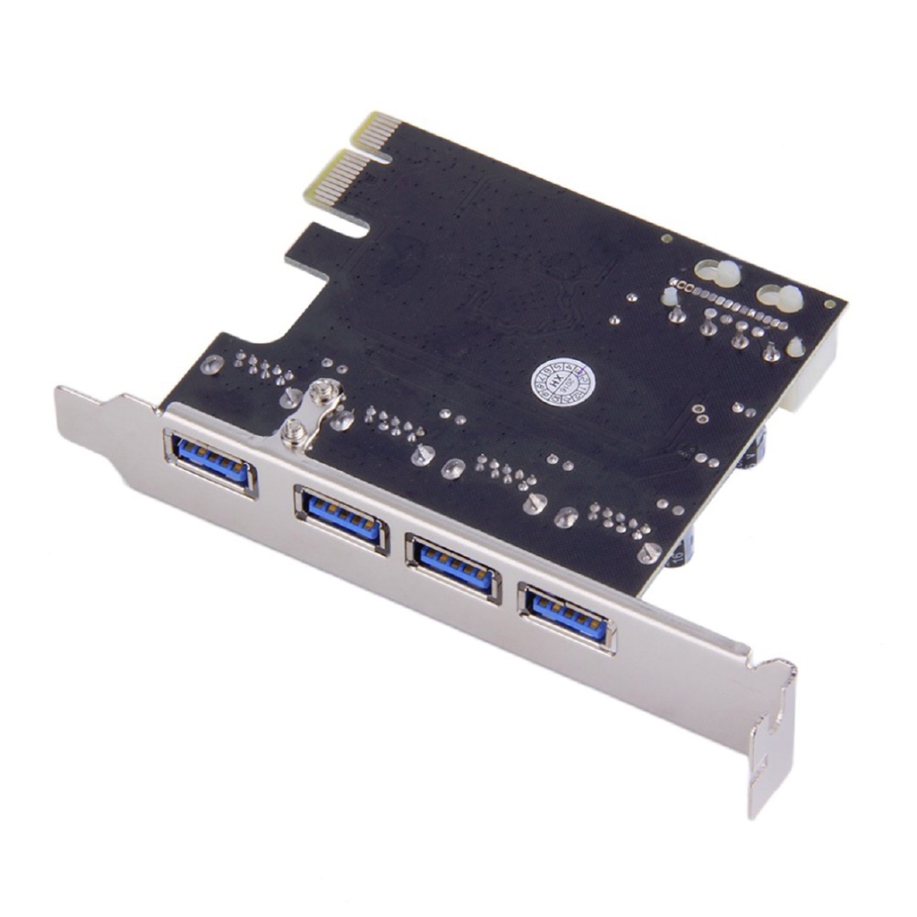 E 4Port PCI-E to USB 3.0 HUB PCI Express Expansion Card Adapter 5 Gbps Speed Top