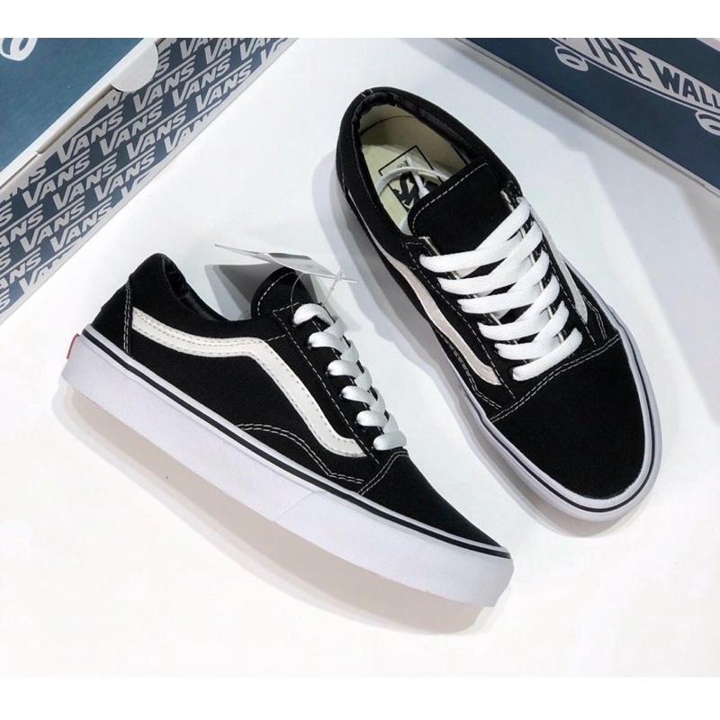GIÀY VANS VAULT OLD SKOOL MÀU ĐEN ⚡ Full Box Bill ⚡ Giày Thể Thao Nam Nữ 2022