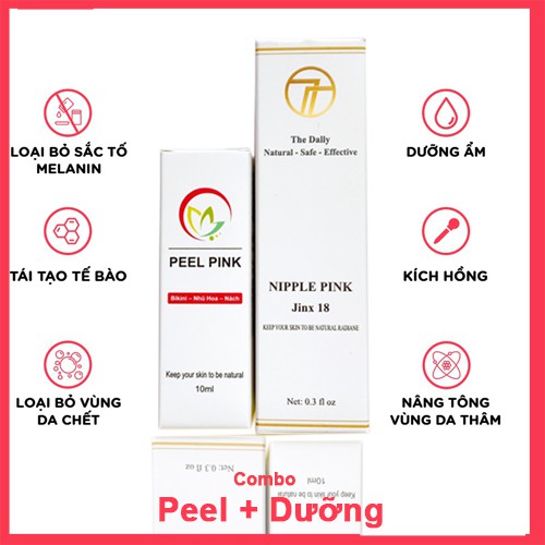 Combo dưỡng hồng nhũ hoa + Peel khử thâm vùng kín hiệu quả 2 trong 1 | BigBuy360 - bigbuy360.vn