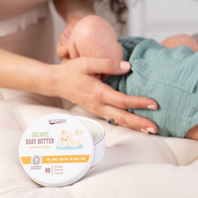Kem dưỡng da hữu cơ cho trẻ sơ sinh và trẻ nhỏ 100ml - Wooden Spoon