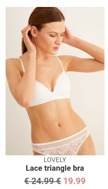 Áo Lót Xuất Dư Women's Secret Full Chuẩn Xịn, Ko Gọng, Đệm Mỏng