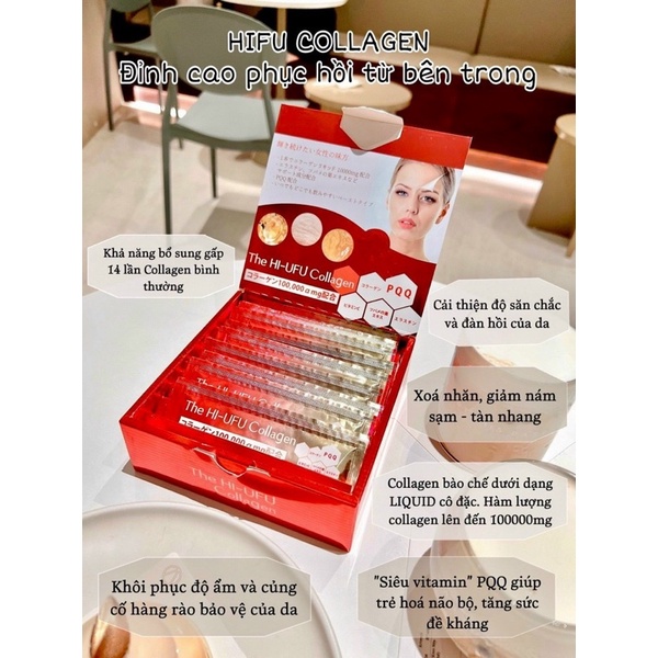 The HI-UFU Collagen, siêu collagen Hifu Nhật Bản