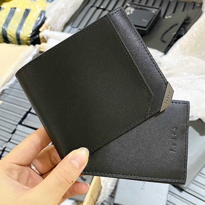 Ví nam Pedro. mẫu mới fullbox túi + giấy hãng